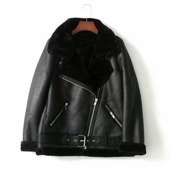 Zara Jackets & Blazers - Zara Black Biker Jacket